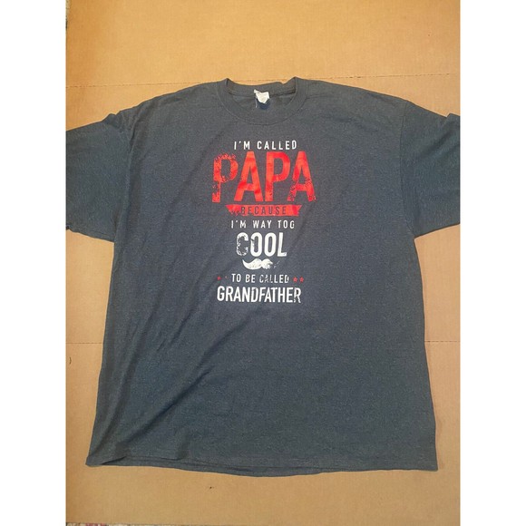 Grandfather T SHIRT M; I'm called Papa Because I’m Way Too Cool To Be Called ... - Picture 1 of 2